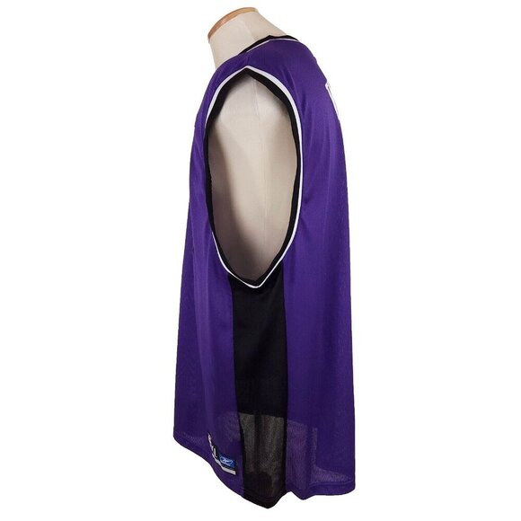 NBA Reebok Sacramento Kings Chris Webber #4 Jersey XL Purple - Picture 5 of 8